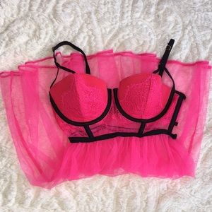 ✨VS Lace Trim Babydoll Lingerie✨